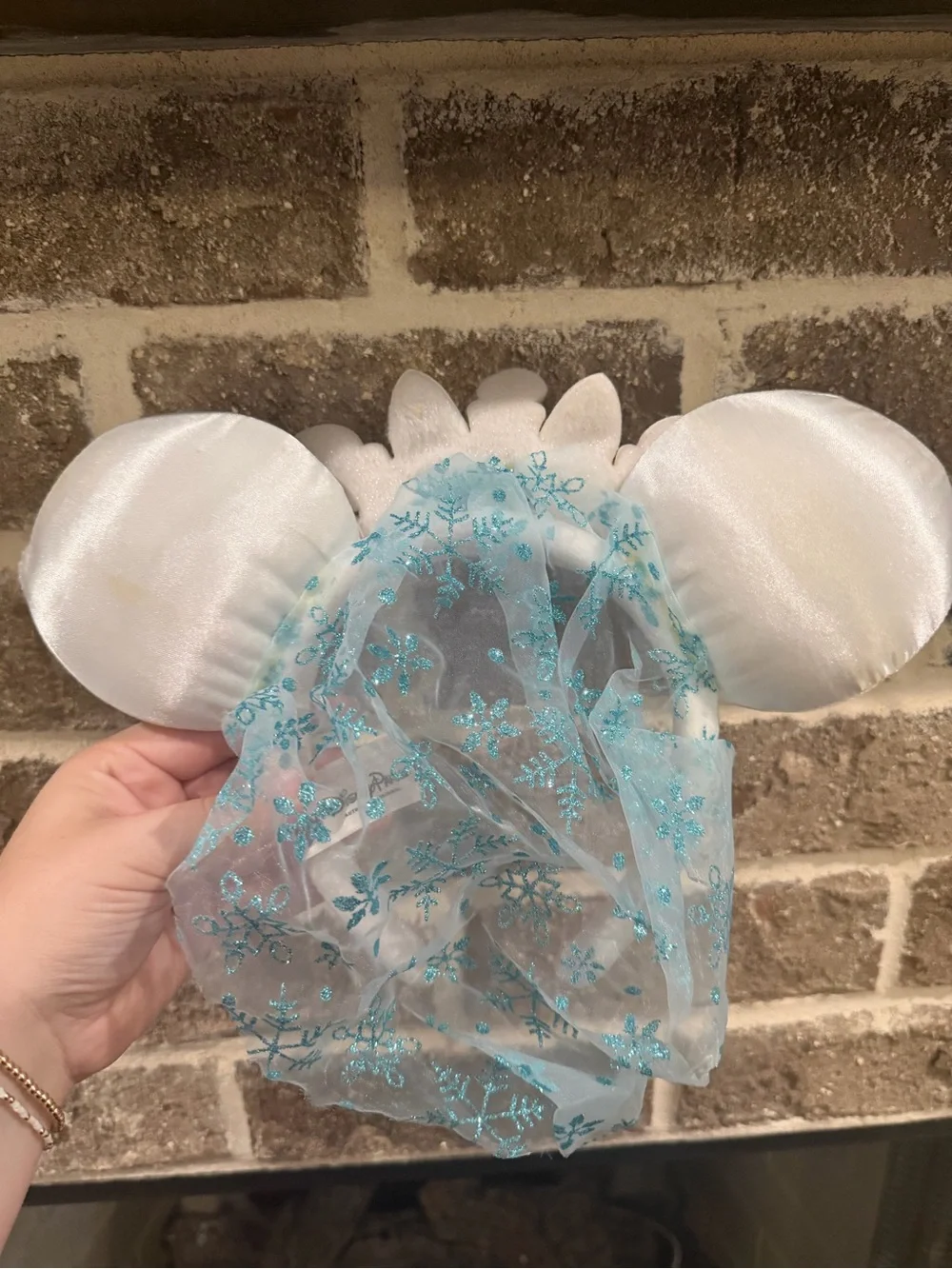 Disney Elsa Snowflake Tiara Headband - White & Blue